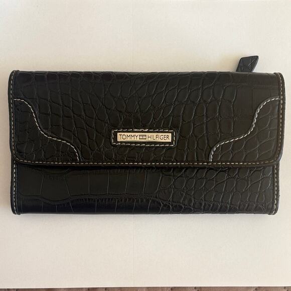 Tommy Hilfiger Handbags - NWOT Tommy Hilfiger black long wallet